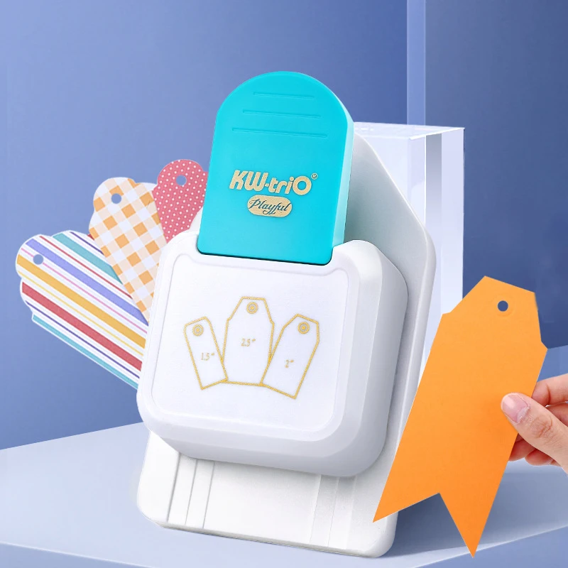 

3 In 1 Tag Puncher DIY Paper Corner Rounder Cutter Label Tool Card Making Oaper Craft Label Cutter Office Scrapbooking Puncher