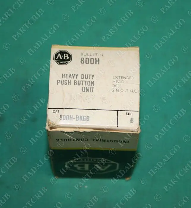 

Allen Bradley, 800H-BK6B, Extended Head Pushbutton Red NEW