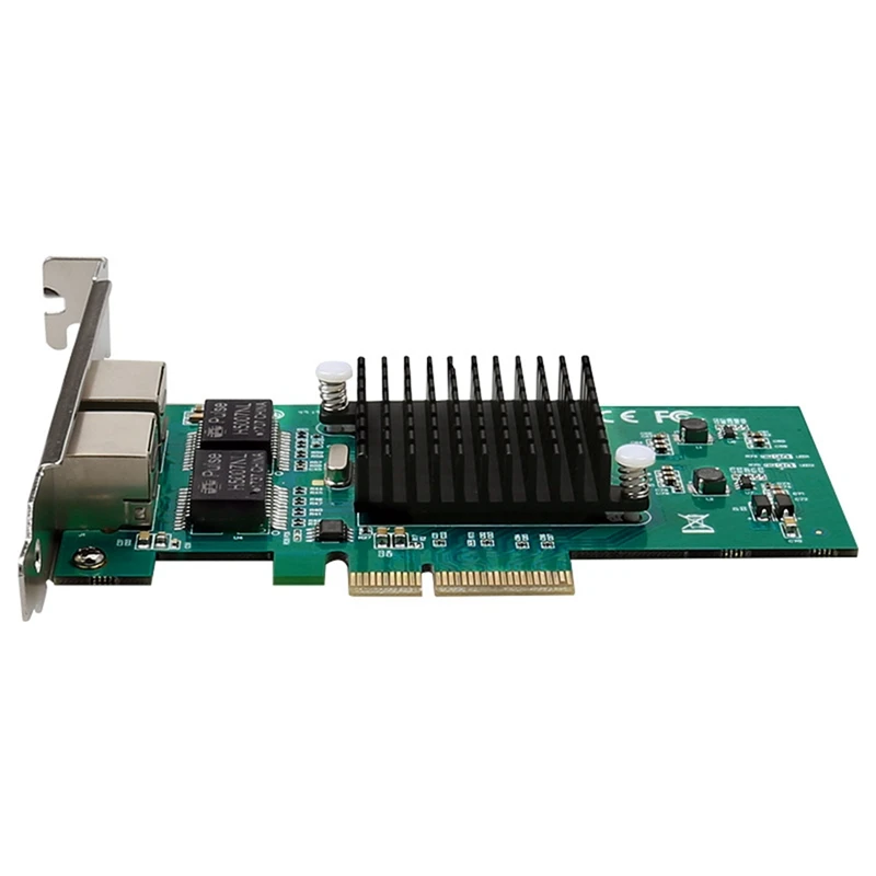 

New PCI-E X4 Gigabit Server Network Card 82576 Dual-Port Network Card 10/100/1000Mbps Desktop Network Card