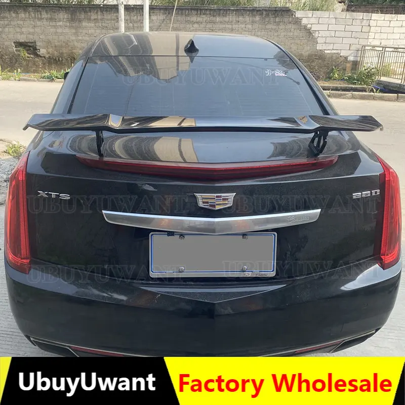 

Воздушный черный задний спойлер для Cadillac ATS CTS XTS SLS CT4 CT5 CT6 2007-2022 V-Style, высококачественный АБС-пластик, Стайлинг автомобиля