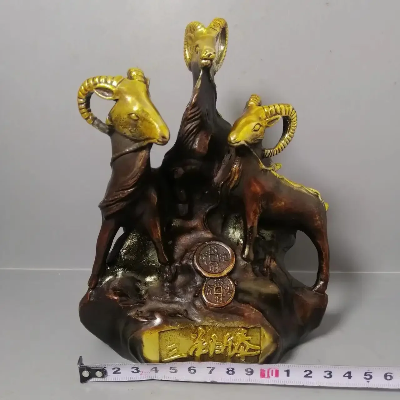 Орнамент Sanyang из утолщенной меди позолоченный