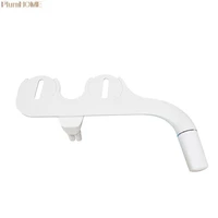 1pc bidet attachment ultra slim toilet seat attachment dual nozzle bidet adjustable water pressure non electric sprayer