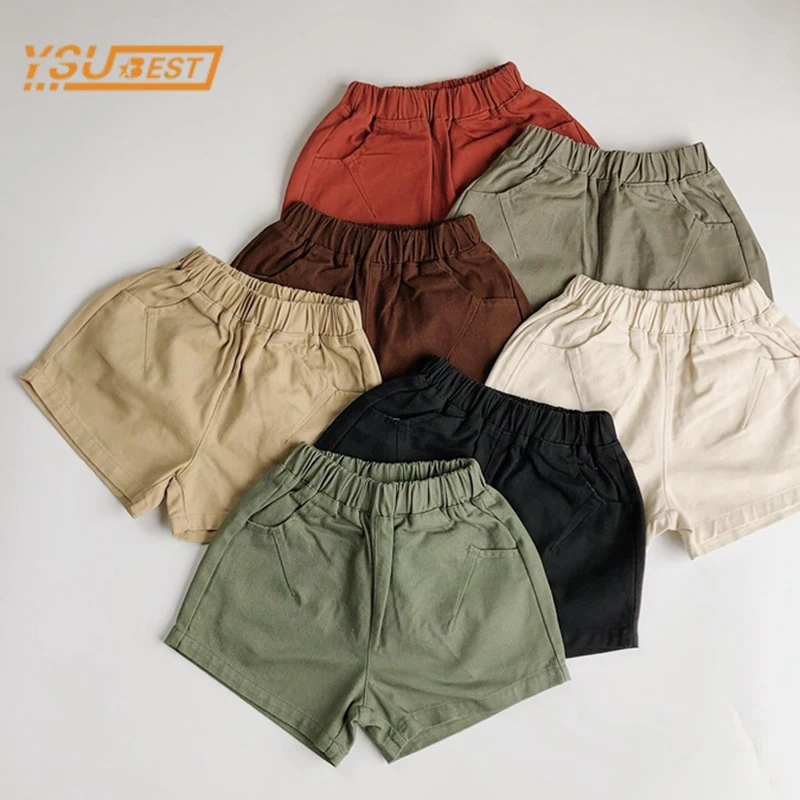 

Casual Kids Boys Girls Candy Color Loose Short Pants Children's Clothing Short Pant Summer Baby Boys Girls Children Short Pants