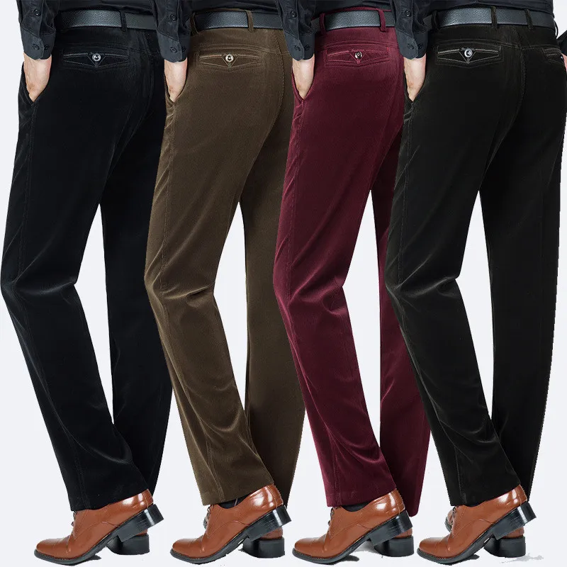

Corduroy Pants Loose Middle-aged Joggers Middle-aged Men Dad Installed In Autumn And Winter 2022 Men's Casual Pants Corduroy