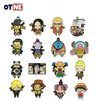 one piece luffy pin skull enamel pins brooch accessories characters lapel pins backpack badges cute anime brooches pins gift