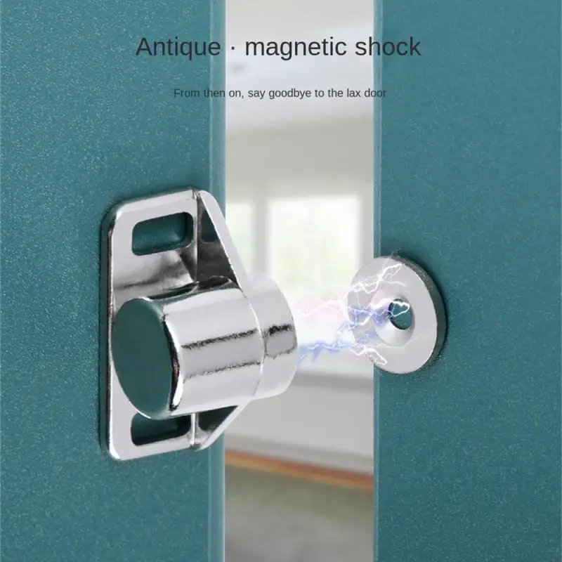 

Magnet Cabinet Door Catch Wardrobe Magnetic Lock Suction Open Cabinet Door Suction Zinc Alloy Door Closer Furniture Accessories