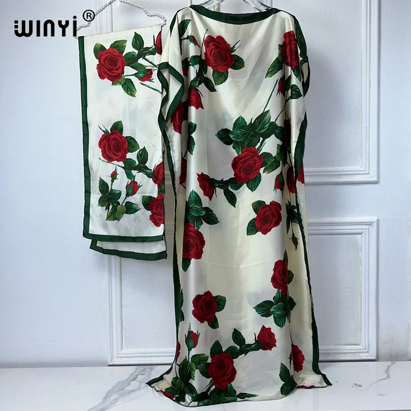 Платье женское в африканском стиле с цветочным принтом