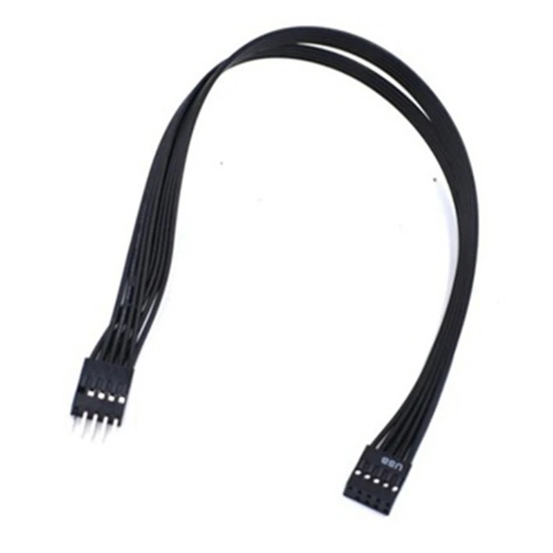 

Материнская плата 9Pin USB 2,0 штекер-гнездо удлинитель Dupont кабель для передачи данных кабель провод линия для ПК DIY