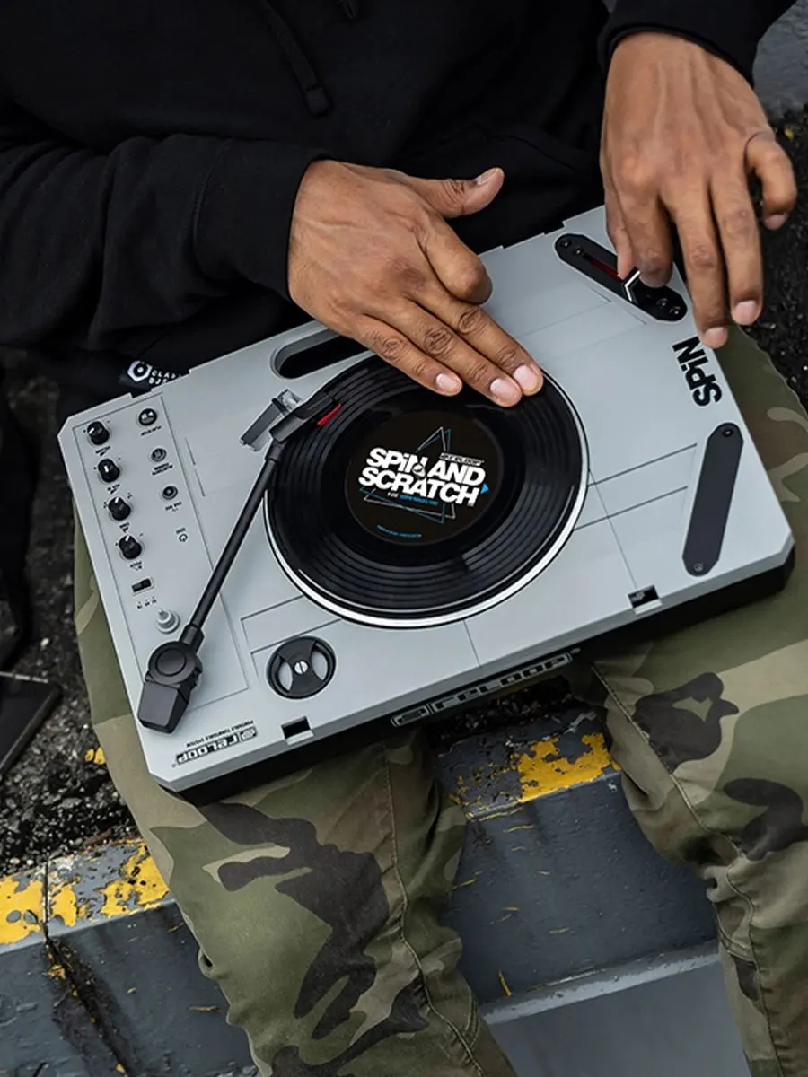 Spin Professional Portable Rub Dish Small Player Scratch 7-Inch Vinyl Send Rub Plate Record