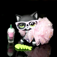 yasmine pet shop black short hair cat kitty animal accessories lps 2249