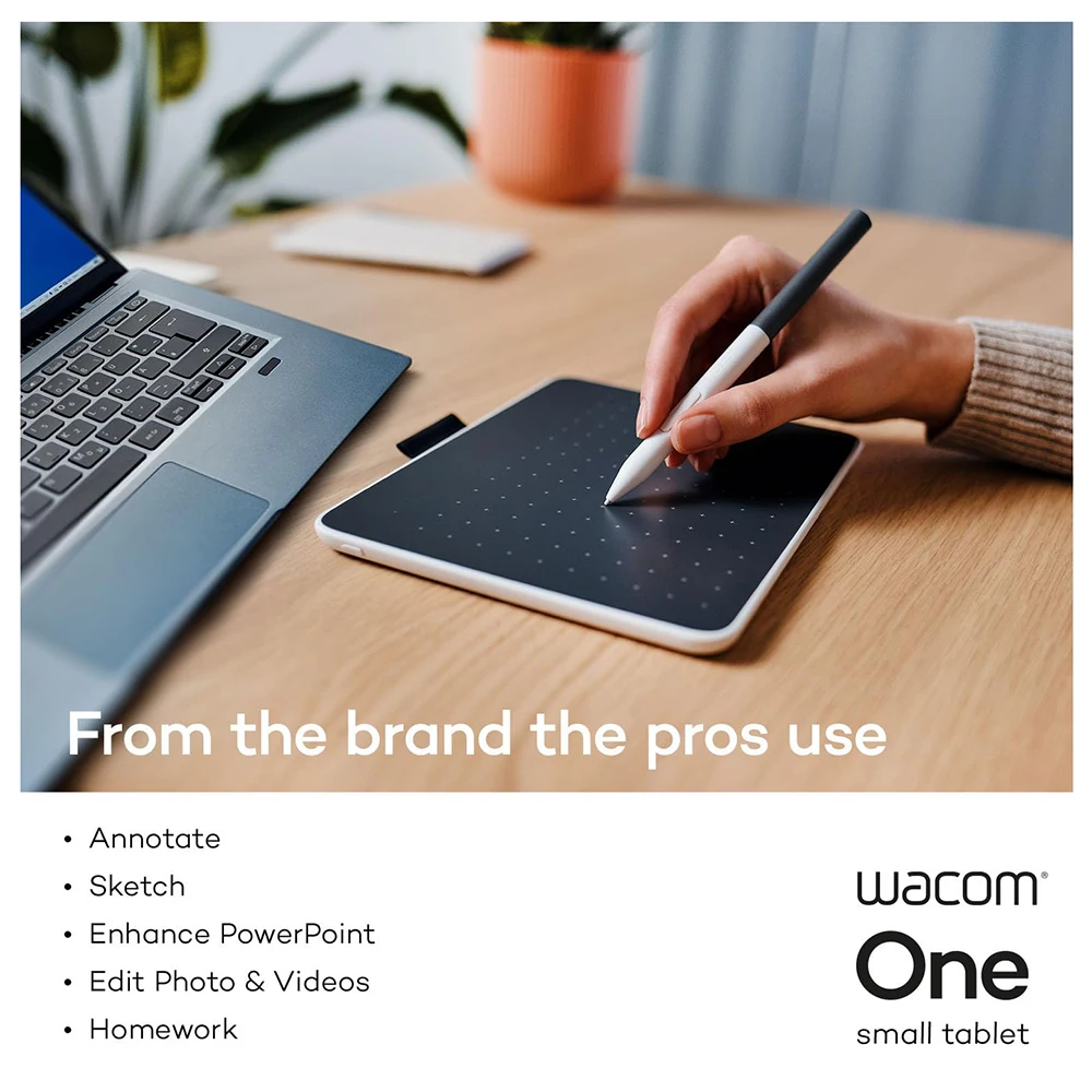 Графический планшет Wacom One для рисования со средним диагональю 9 9x7 1 дюйма