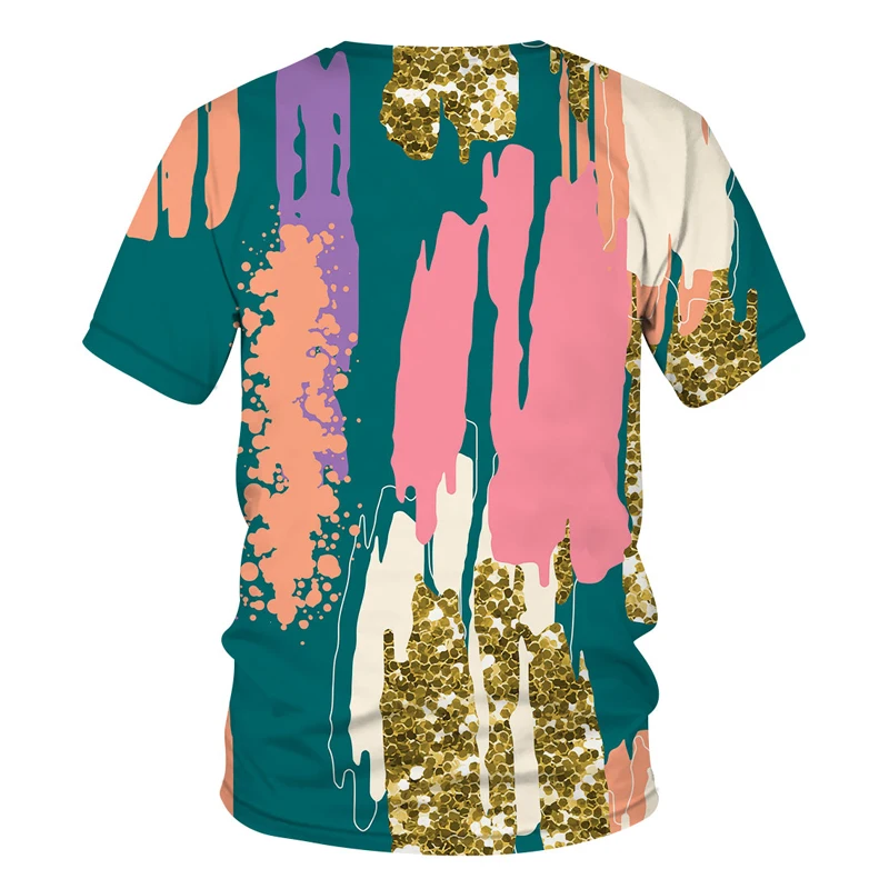 Футболка мужская оверсайз с коротким рукавом Повседневная рубашка принтом