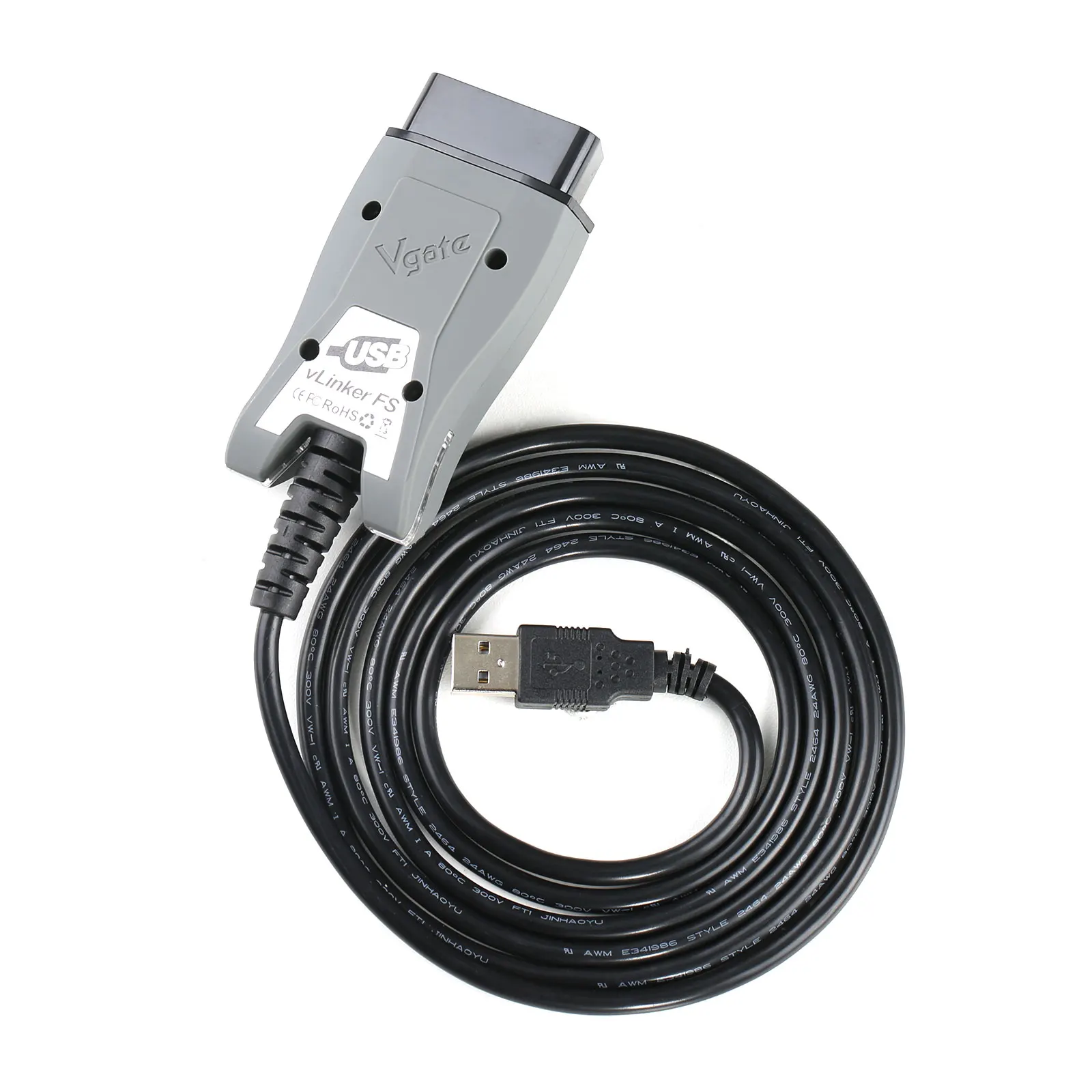 Фото Для Mazda Vgate vLinker FS ELM327 для Ford FORScan HS/MS-CAN ELM 327 OBD/OBD2 автомобильный диагностический сканер инструменты интерфейса OBDII №2