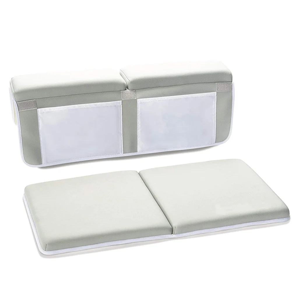 

Bathtub Kneeling Mat with Elbow Pad Rest Set Non- Kneeling Cushion Mat for Bathtub Infant Toddler Kids Shower