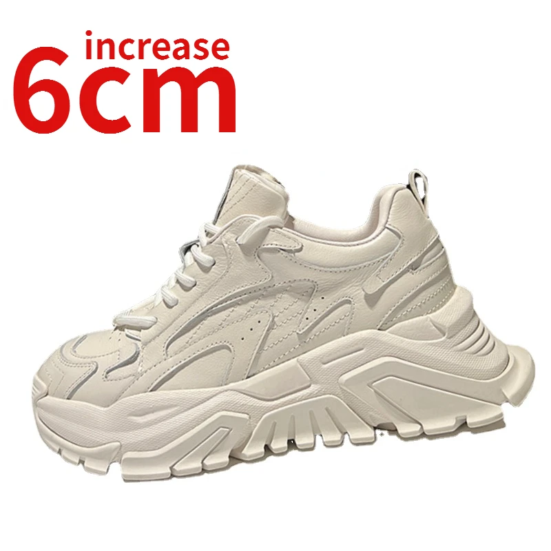 

Туфли-лодочки женские из натуральной кожи на толстой платформе 6 см