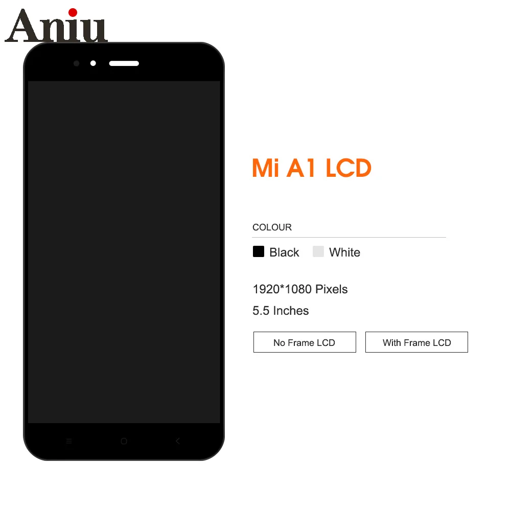 

5.5" Original Screen For Xiaomi Mi A1 LCD Display Touch Screen Digitizer Assembly Replacement For Mi 5X MiA1 Mi5X MDG2, MDI2