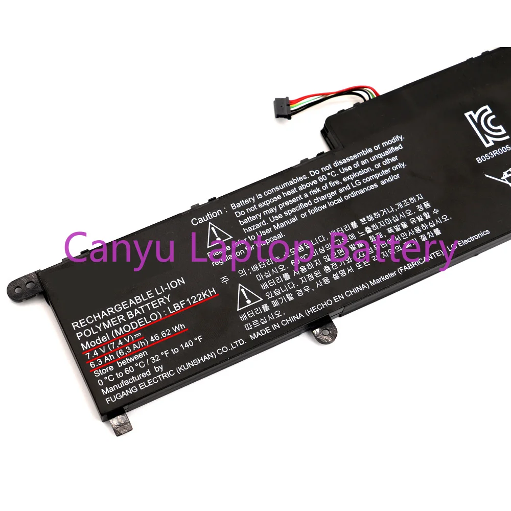 

Аккумулятор LBF122KH для ноутбука LG Xnote P210, P220, P330, 7,4 В, 6300 мАч