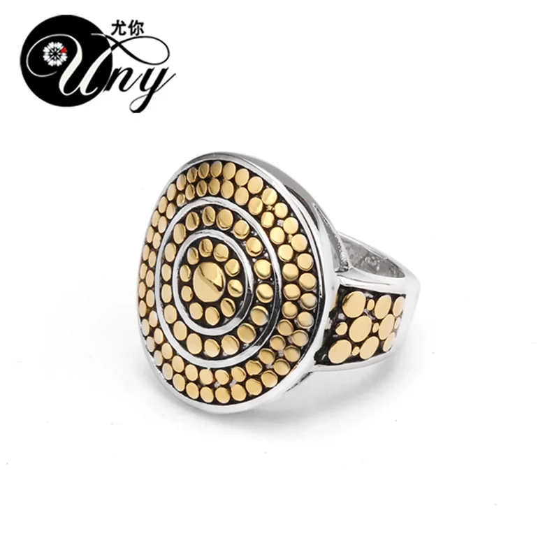 Кольцо "Харди Дотс" от дизайнерского бренда UNY для женщин - модный винтажный подарок на Рождество и День Валентина.