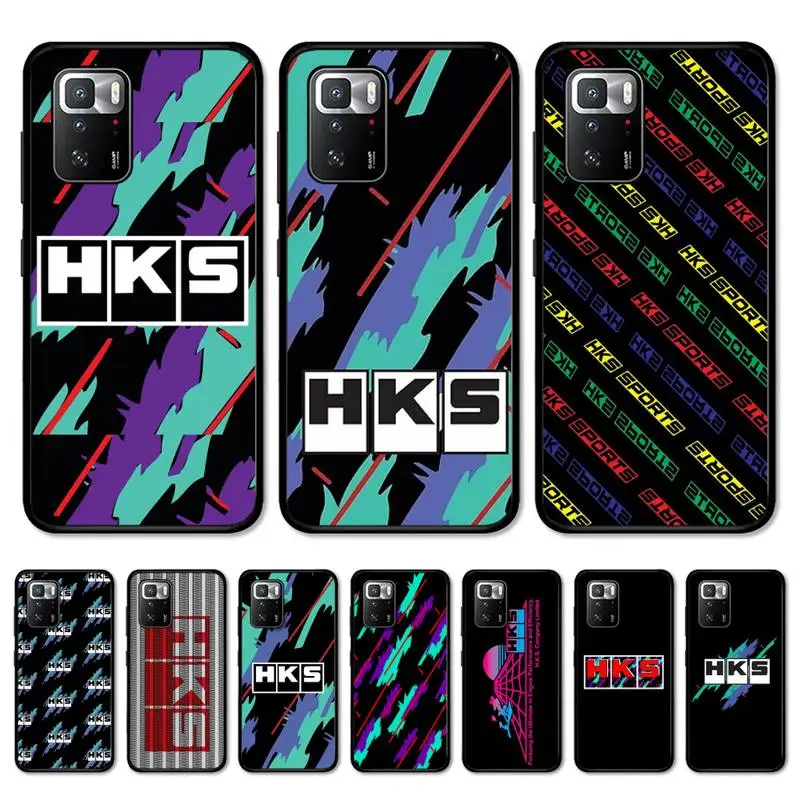 

Sports Car HKS JDM Accessories Phone Case for Redmi Note 8 7 9 4 6 pro max T X 5A 3 10 lite pro