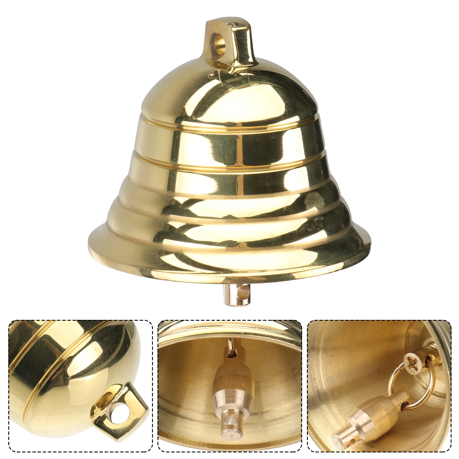 

Bells Christmas Belljingle Ornaments Door Tree Small Crafts Gold Vintage Ornament Decor Party Props Opening Decorationdecorative