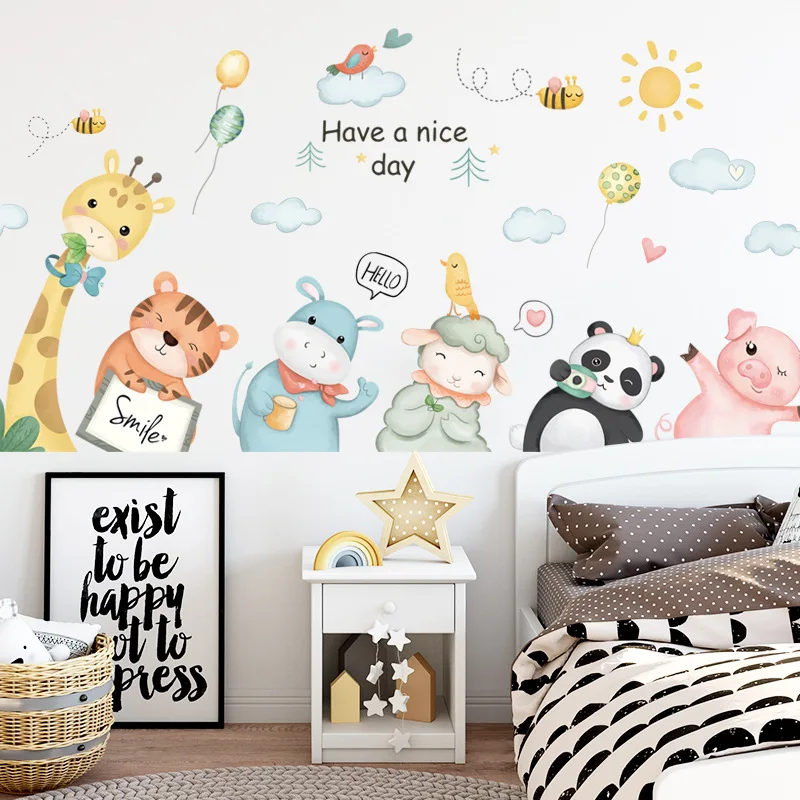 

Виниловая наклейка на стену для детской комнаты Kawaii Decor спальня детская Наклейка на стену для детской комнаты украшение для мальчиков