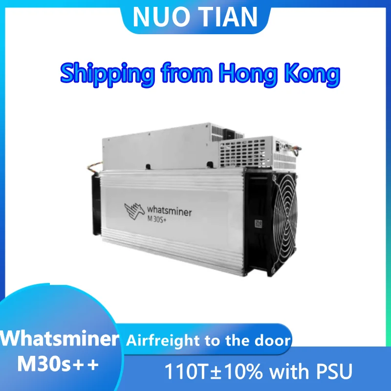 

【Shipping from Hong Kong】 Antminer M30s++ 10% With PSU