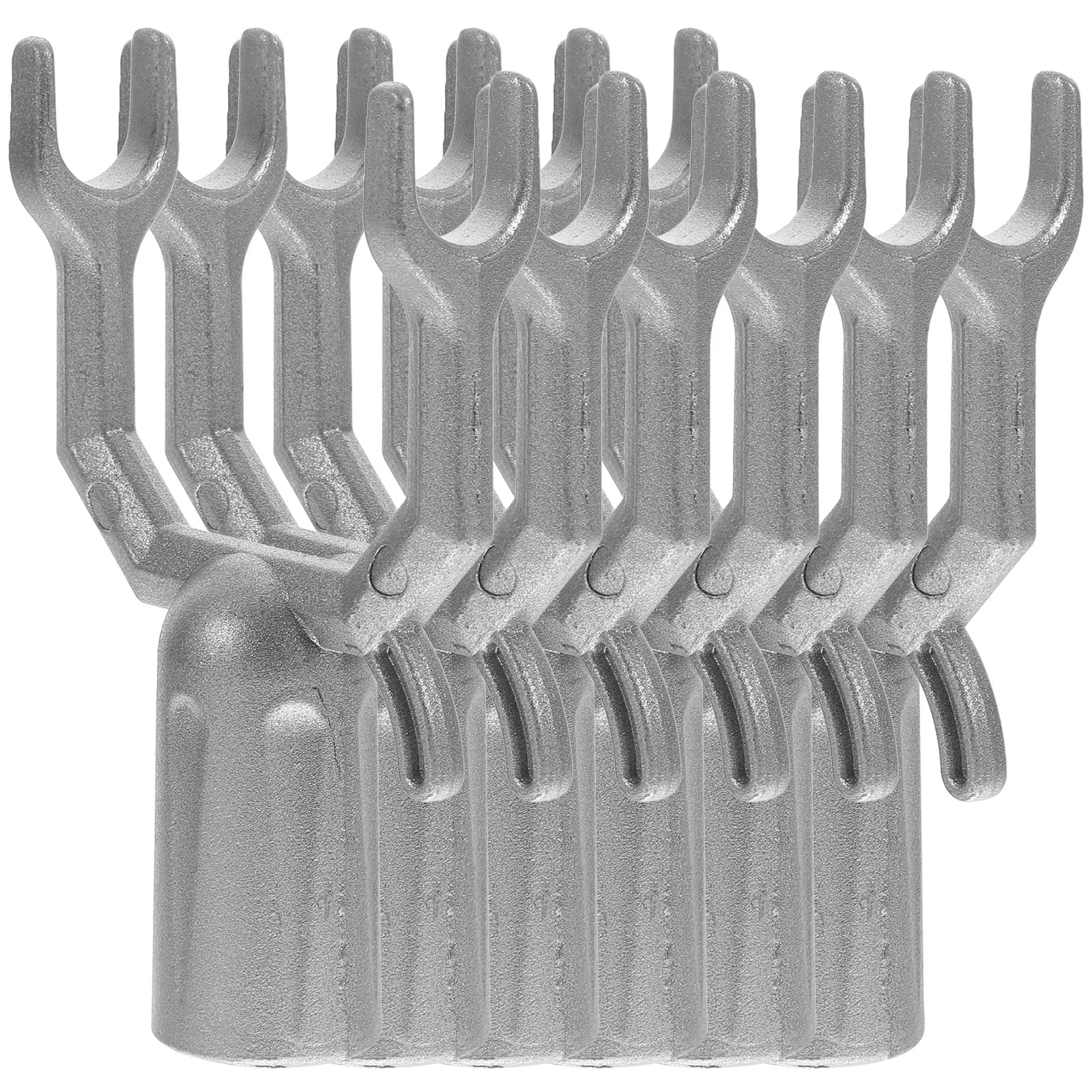 

6 Pcs Branch Plug Tree Stakes Supports Leaning Trees Brace Stump Metal Holder Aluminum Alloy Young Stand