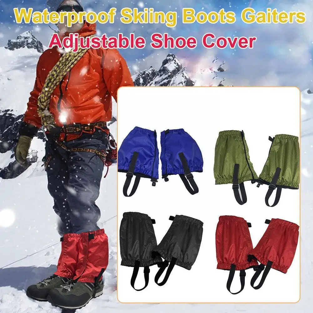 

Gaiters Leg Covers Waterproof Climbing Hiking Snow Legging Ski Gaiters Outdoor Cover Cycling Leg Boot Equipment Mountaineer G8g1