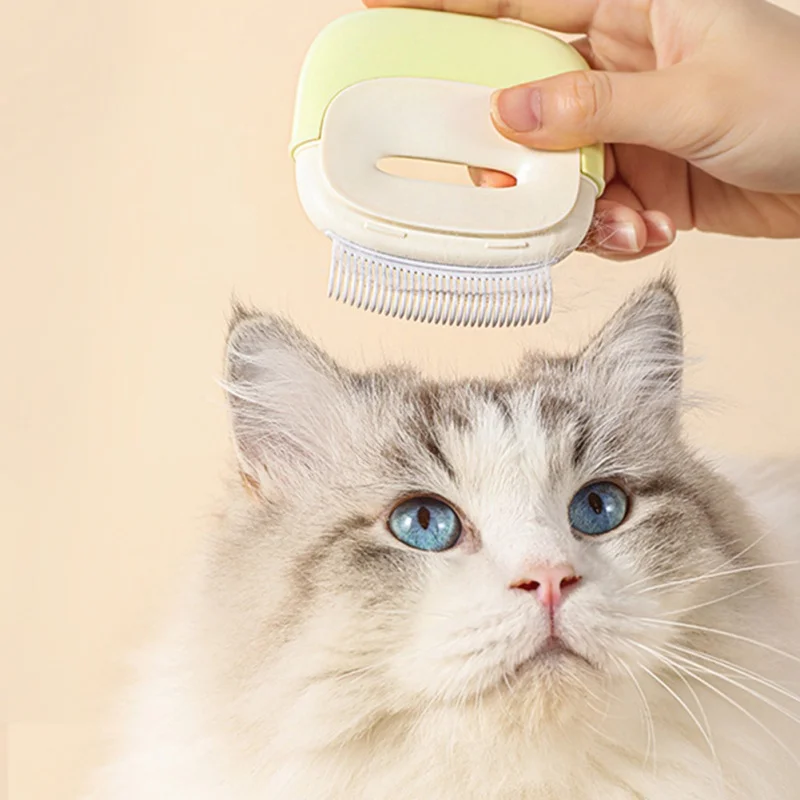 

Расческа для удаления шерсти домашних животных, мягкая щетка для вычесывания кошек и собак
