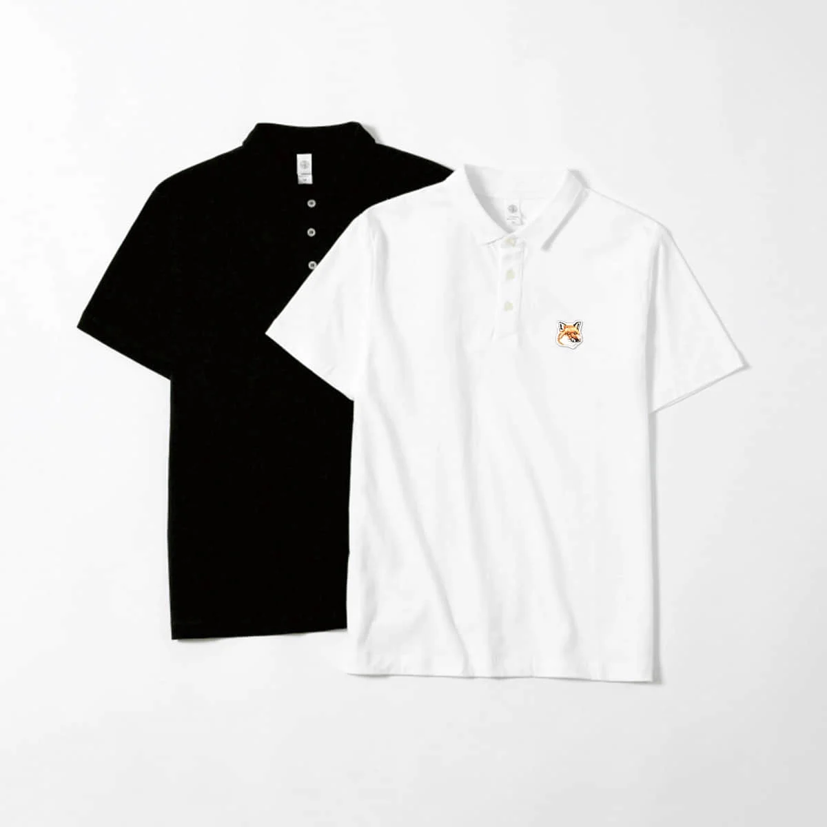

Мужская Роскошная рубашка-поло Maison Fox с вышивкой, брендовая хлопковая рубашка-поло с аппликацией и логотипом, мужская рубашка-поло с коротки...