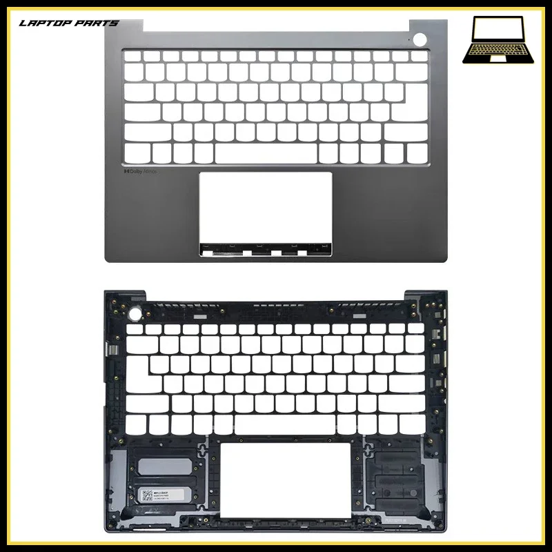 Фото ‌ Для ноутбуков Thinkbook 14 G4+ 14 G5+ ARA IAP IRH: нижняя крышка корпуса, рамка для пальмреста, шарнир, задняя крышка экрана, передняя рамка, клавиатура с раскладкой US. №4