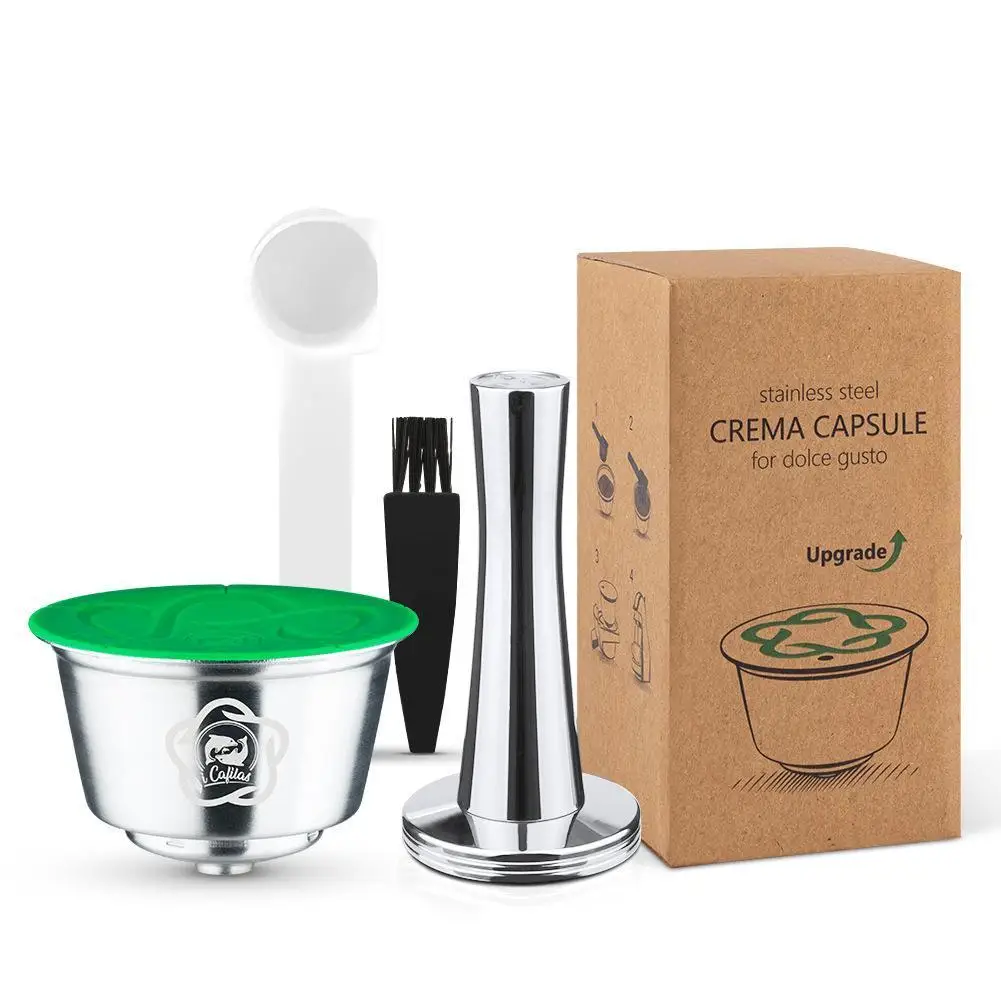 

For Necafe Dolce Gusto Reusable Coffee Capsule For All Nescafe Dolce Gusto ModelsFilter Steell Pod