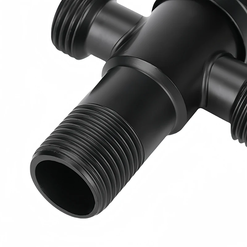 Двойной выпуск нержавеющая сталь 304 G1/2 угловой клапан с резьбой кухонный