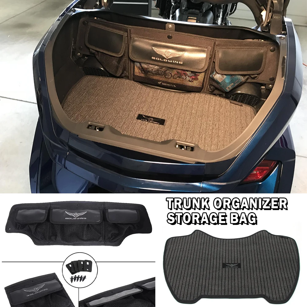 Для Honda Gold Wing 1800 Goldwing 1800 GL1800 Tour Автоматическая подушка безопасности DCT 2018-2023 органайзер для багажника мотоцикла сумки для хранения Для Honda Gold Wing 1800 Goldwing 1800 GL1800 Tour Автоматическая подушка безопасности DCT 2018-2023 органайзер для багажника мотоцикла сумки для хранения