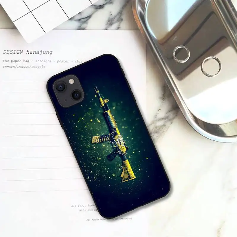 AWP Sniper Rifle Asiimov CSGO Admirable Phone Case For iPhone 11 12 Mini 13 14 Pro XS Max X 8 7 6s Plus 5 SE XR Shell images - 6