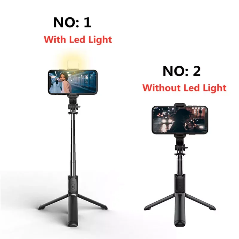 

2023 Roreta New Wireless Bluetooth Selfie Tripod Foldable Bracket Handheld Monopod With Selfie Stick For IOS Android security pr