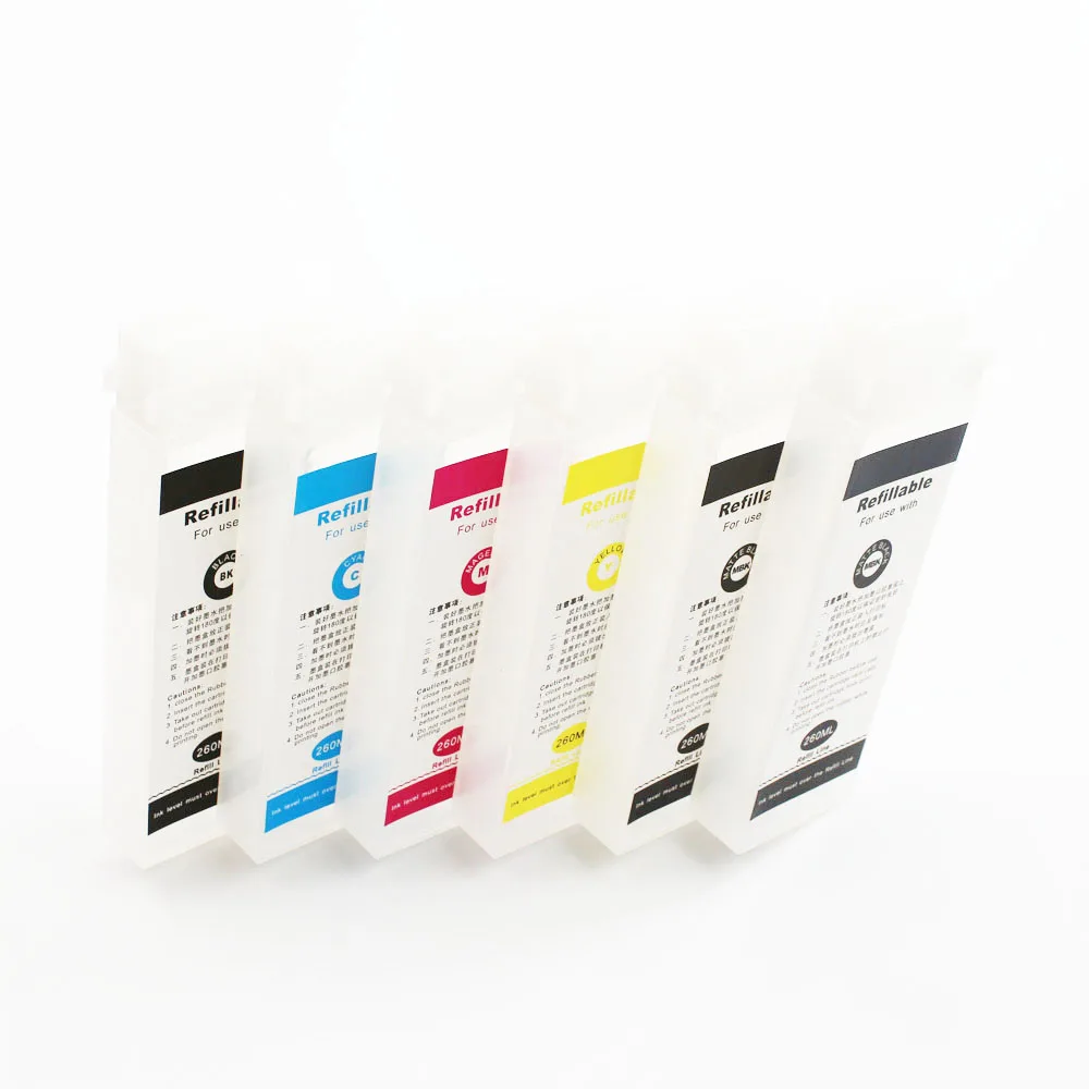 PFI-102 PFI102 Пустой многоразовый картридж с чипами для принтера Canon iPF650 iPF655 iPF750 iPF755