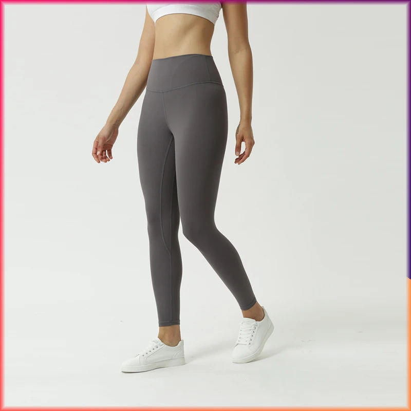 Hot Sale With Logo Fitness Leggings Women Seamless 25 Color Jogging Pants Yoga Pants Stretch Quick-Drying Sports Leggings