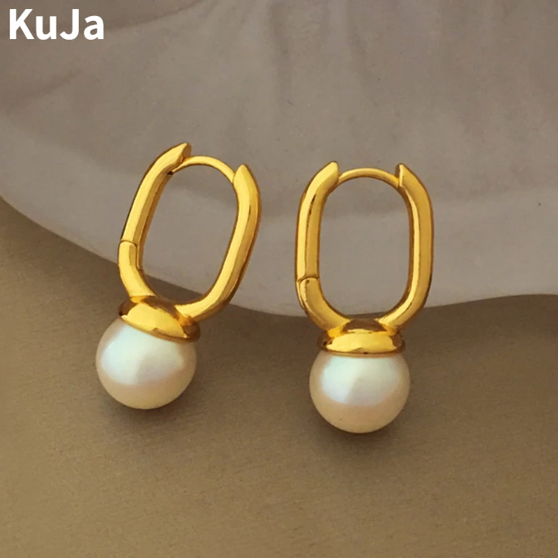 

Trendy Jewelry Vintage Temperament Simulated Pearl Earring For Women 2023 Trend New Simply Design Ear Accessories Hot Selling