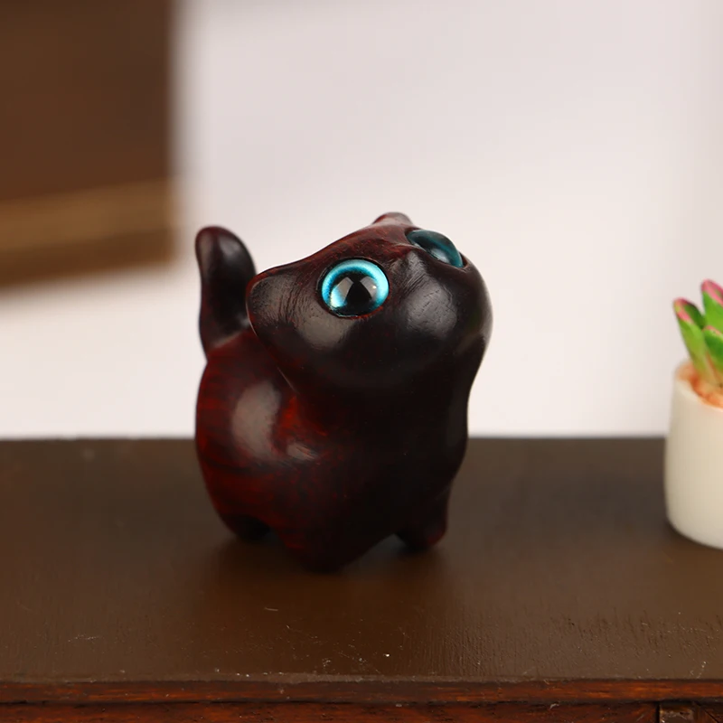 

Деревянная статуэтка котенка BIGHSM