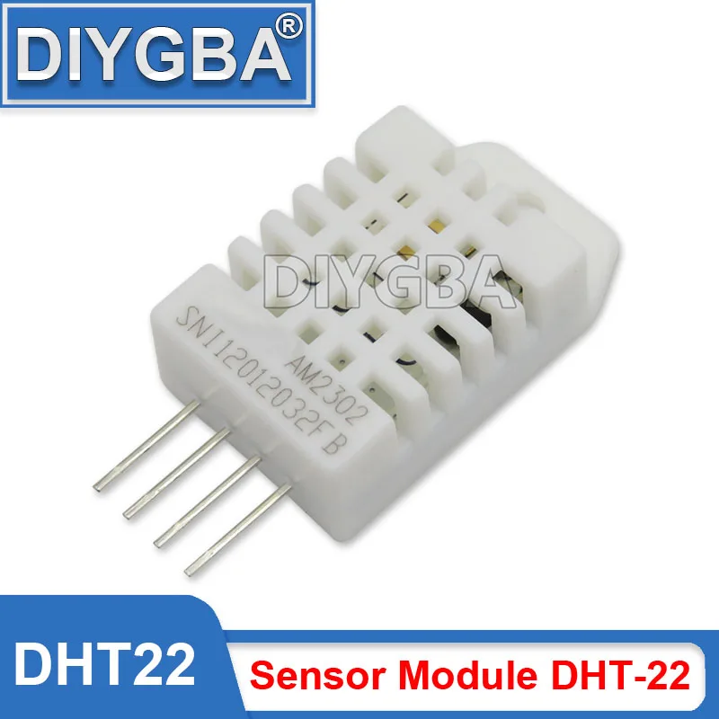

Модуль датчика Ibuw Φ DHT22, цифровой датчик температуры и влажности, комплект для самостоятельной сборки
