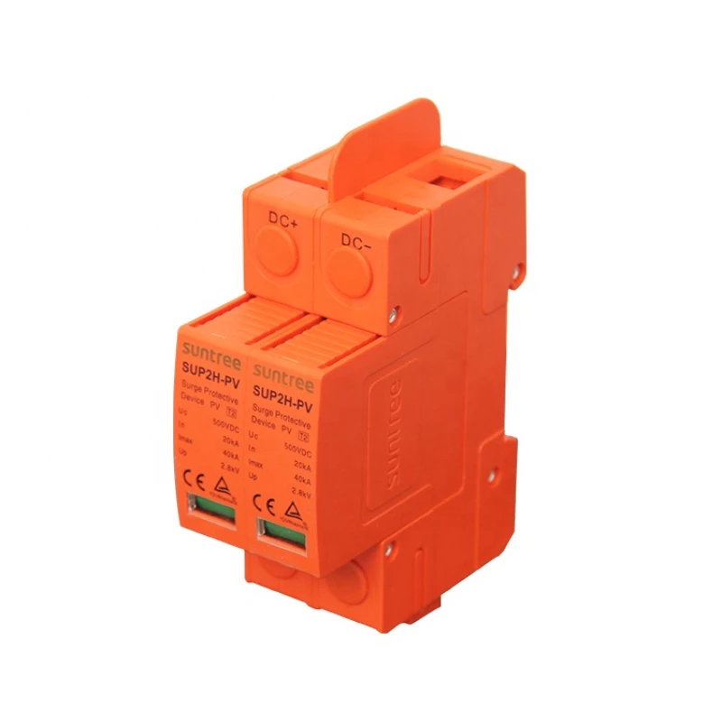 

Peak Suppressor IP40 Waterproof DC SPD Solar PV Surge Protector