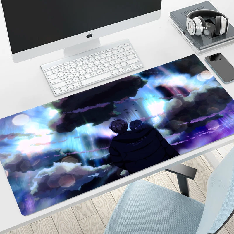 

Mai Sakurajima Anime Rubber 80x30cm XL Lockedge Large Gaming MousePad Computer Gamer Mousemat Desk Mousepads for PC Desk Pad