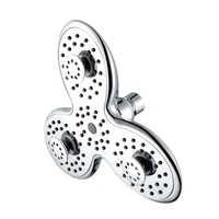 3 pedal mode pressurized shower head rainfall jetting bathroom spa accessories