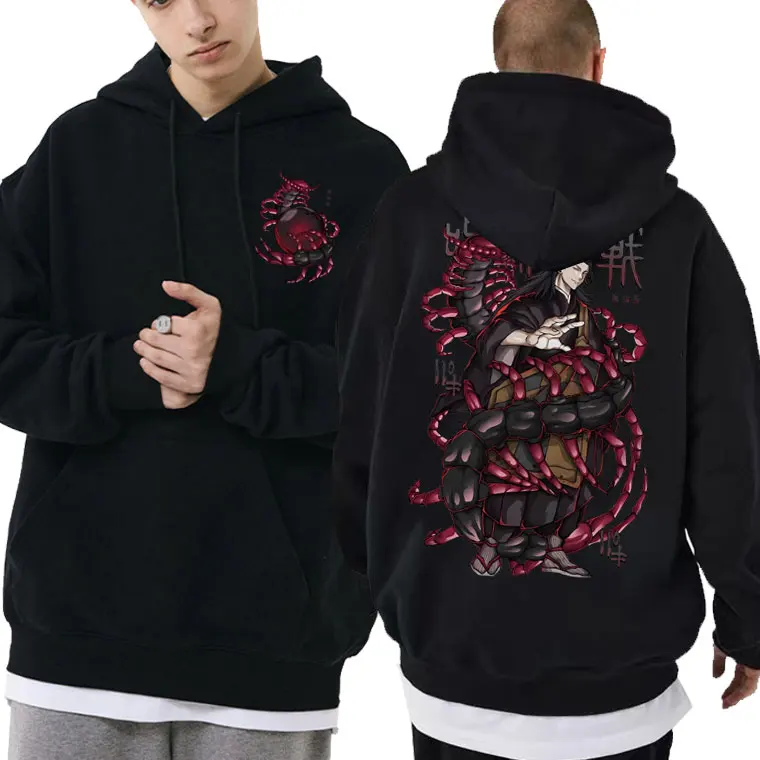 

Japan Anime Jujutsu Kaisen Geto Suguru Graphic Hoodie Male Fashion Sweatshirt Men Oversized Hoodies Manga Branded Men's Clothing