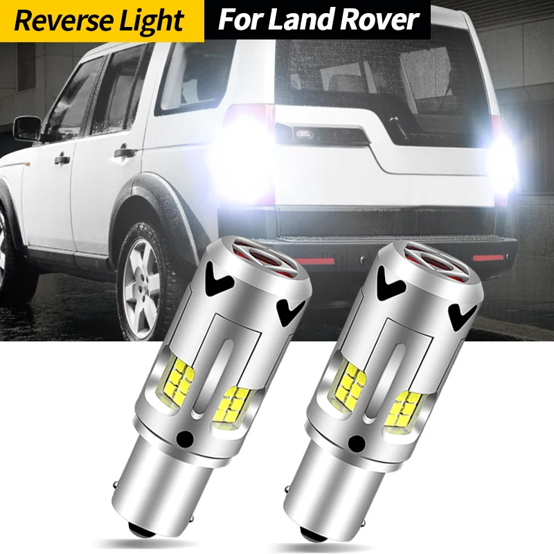 

Светодиодная лампа задсветильник хода P21W BA15S Canbus для Land Rover Defender Discovery 2 3 4 LR2 LR3 LR4 Freelander Range Rover Sport 1, 2 шт.