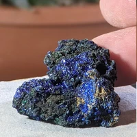 2 6cm natural malachite azurite symbiotic crystal stone ornament reiki healing mineral specimen blue raw rough gems collections