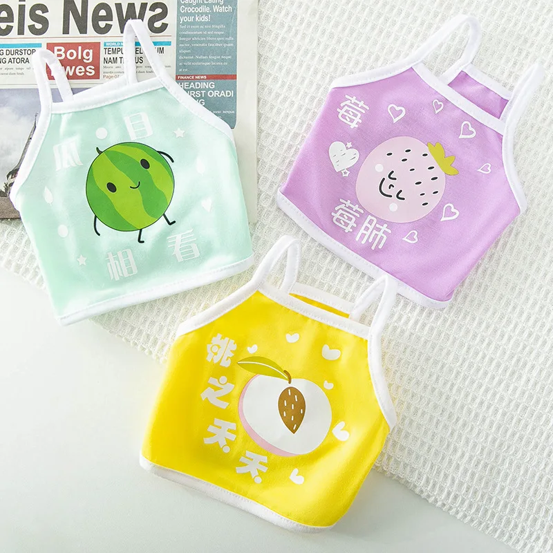 

Fruit Vest Pet Clothing Dogs Thin Cartoon for Dog Clothes Small Costume Breathable French Bulldog Summer Yollow Boy Collar Perro