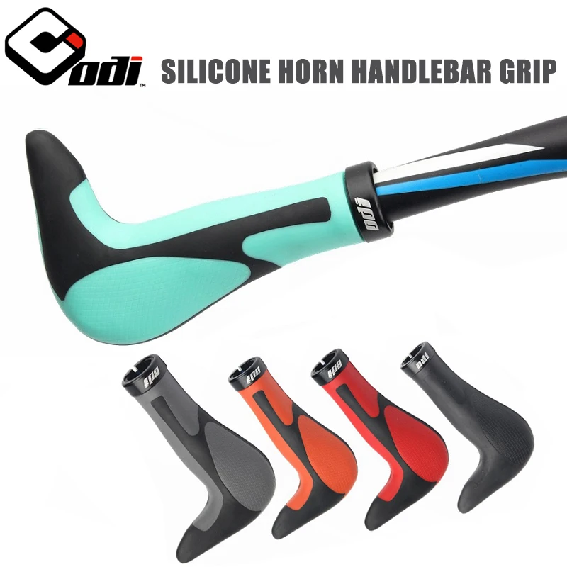 

ODI Bicycle Grips Mtb Cuffs Handle Mountain bicycle handlebar Covers for Bmx Lock On Ergonomic Horns Silicone Cycling Knob Fists