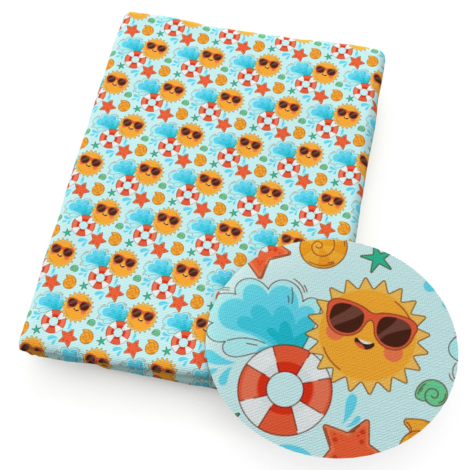 50*145 см летняя ткань для отпуска океанская пчела полиэстер хлопок/чистый хлопок